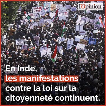En Inde, les manifestations continuent contre une loi jugée anti-musulmans