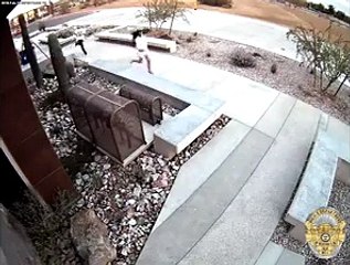 Dos tontos muy tontos, huyen de un robo y entran en el edificio de la Policía a esconderse