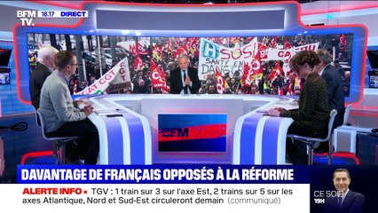 Story 3 : Davantage de Français opposés à la réforme des retraites - 18/12