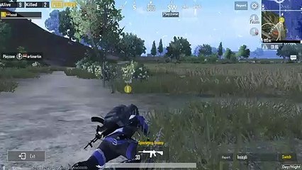Blue Suit Guy Crawling In Dead Area Pubg Game