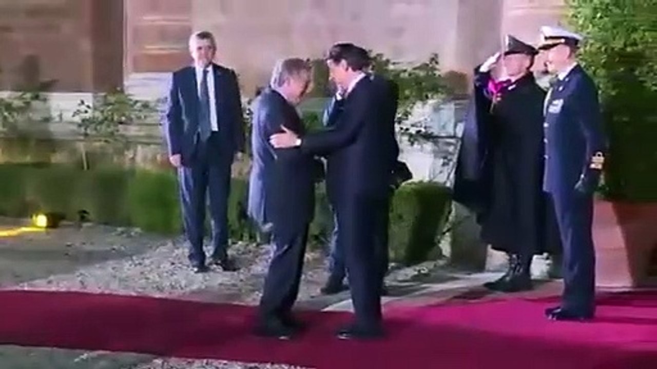 Conte accoglie a Villa Madama il Segretario generale delle Nazioni Unite Antonio)