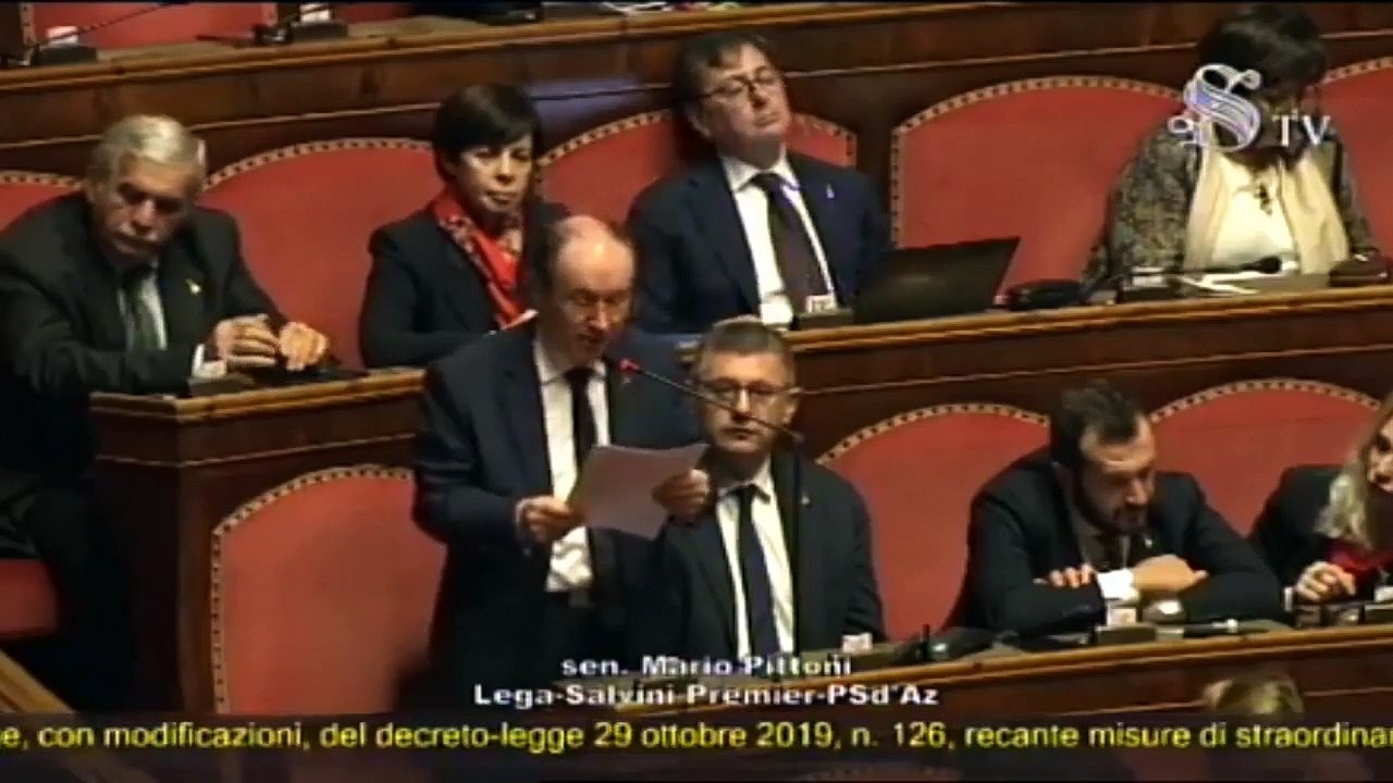 Mario Pittoni - Migliaia di lavoratori a rischio (18.12.19 )