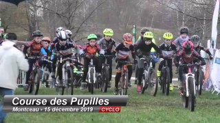 Cyclo cross des pupilles à Montceau le 15/12/2019