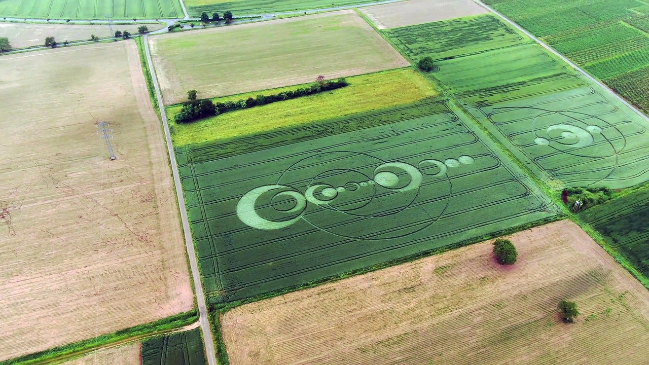 Crop circle à Saint-Hippolyte