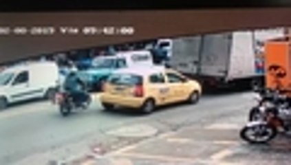 Fuerte accidente de tránsito en la Portada al Mar