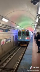 Un métro décoré pour Noël à Chicago !