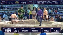 Shiraishi vs Shohoryu - Kyushu 2019, Makushita - Day 12