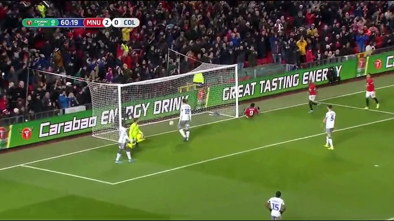 Anthony Martial Goal - Manchester United 3-0 Colchester United (Full Replay)