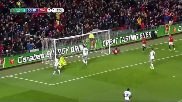 Anthony Martial Goal - Manchester United 3-0 Colchester United (Full Replay)