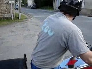 Moto Terrot type PO 250cc sur route