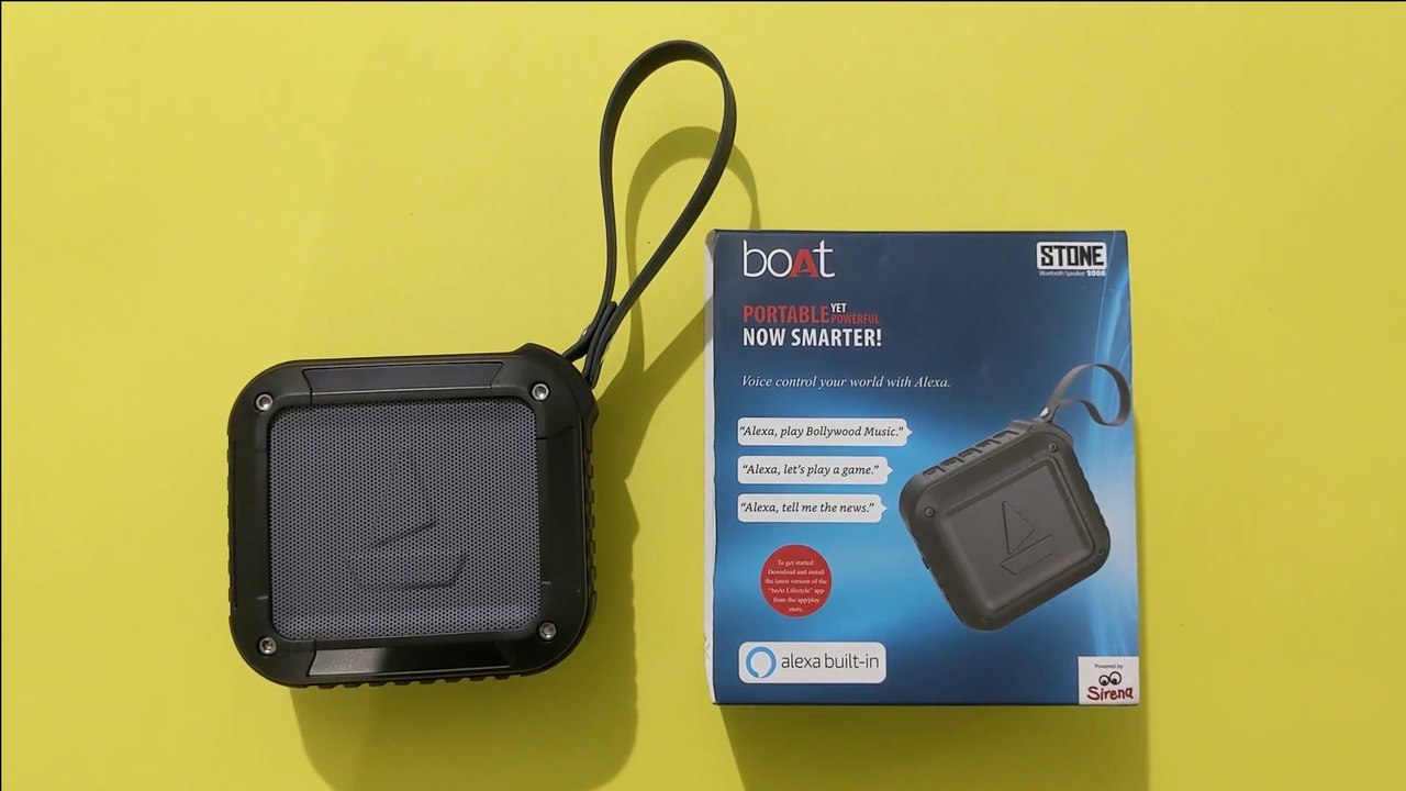 Best Speaker Of 2020 Boat Stone 200A | Built in Alexa | Cheapest Alexa Device Review Unboxing Amazon | unboxing of boat stone 200A