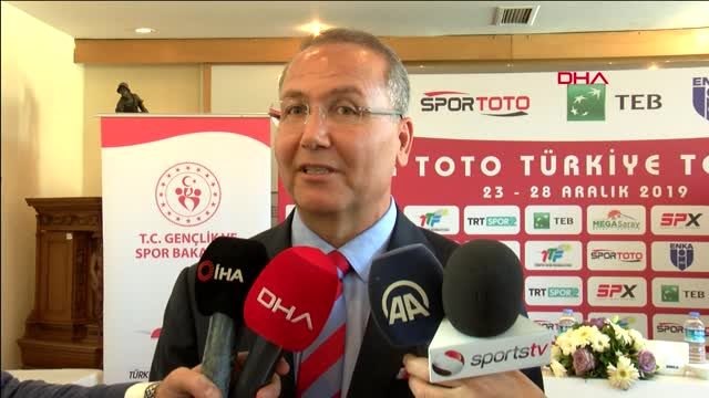 Spor spor toto türkiye tenis ligi'nin kura çekimi yapıldı