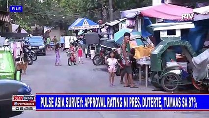 Pulse Asia Survey: Approval ratings ni Pres. Duterte, tumaas sa 87%