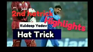 Kuldeep Yadav HatTrick ।। ind vs wi match highlight ।। Kuldeep Yadav।। Kuldeep Yadav HatTrick wi ।। Virat