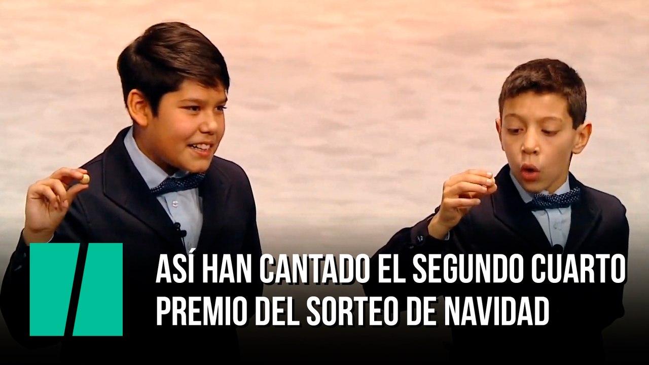 Cantan el segundo cuarto premio del Sorteo de Navidad