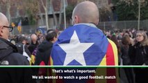 Fans wanted to focus on the football - Zidane on pro-Catalan protests at El Clasico