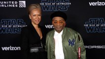 Spike Lee and Tonya Lewis Lee “Star Wars: The Rise of Skywalker” World Premiere Blue Carpet