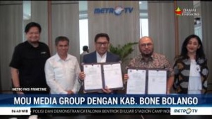 Media Group Teken MoU dengan Kabupaten Bone Bolango