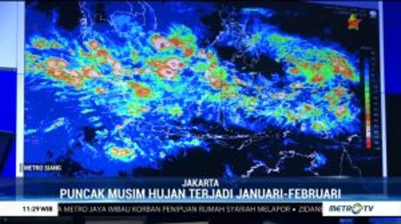 BMKG: Puncak Musim Hujan Jakarta pada Januari hingga Februari