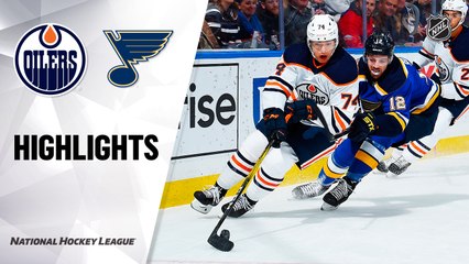 NHL Highlights | Oilers @ Blues 12/18/2019