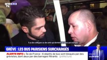 Grève: les bus parisiens continuent d'être surchargés