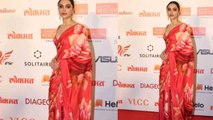 Deepika Padukone makes stunning ethnic appearance at Lokmat Most Stylish Awards | FilmiBeat