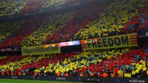 Catalan independence protests kick off at El Clasico match