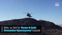 Bitlis ve Siirt'te 'Kıran-8 Sehi Ormanları Operasyonu' başladı