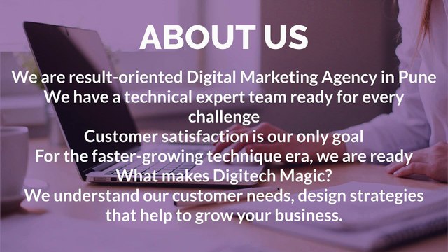 Digital Marketing Company in Pune. Grow your business with Digitech Magic.