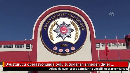 Uyuşturucu operasyonunda oğlu tutuklanan anneden diğer zanlılara tepki