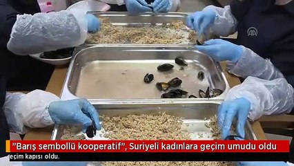 "Barış sembollü kooperatif", Suriyeli kadınlara geçim umudu oldu