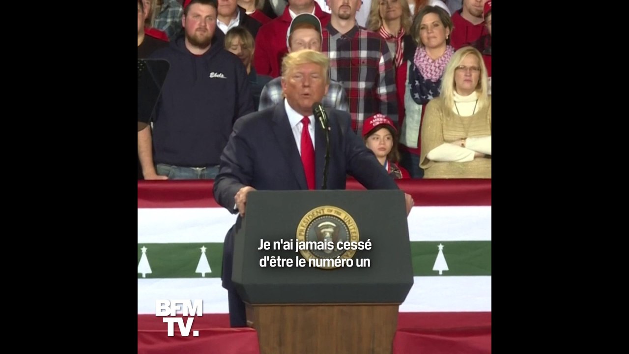 Impeachment: Donald Trump estime que "les démocrates se sont marqués du sceau de la honte"