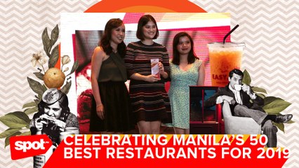 Celebrating Manila's 50 Best Restaurants for 2019