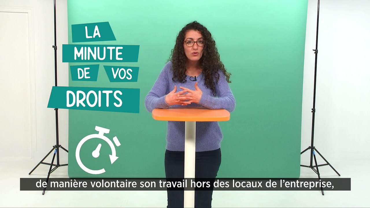 La minute de vos droits- Le télétravail