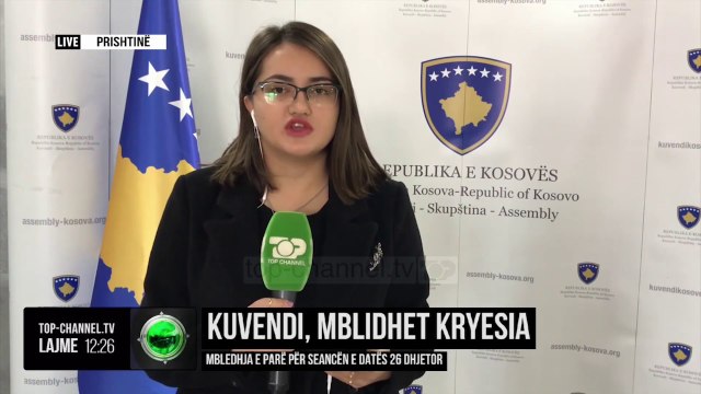 Kuvendi, mblidhet kryesia/ Mbledhja e parë për seancen e datës 26 Dhjetor