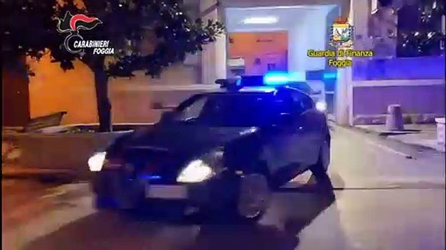 Foggia - Operazione Hydra immagini dei Carabinieri (19.12.19)