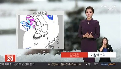 Download Video: [날씨] 밤사이 서해안 눈·비…출근길 영하권 추위