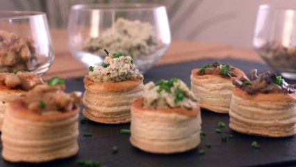 Volovanes rellenos fáciles para Navidad - Cocinatis