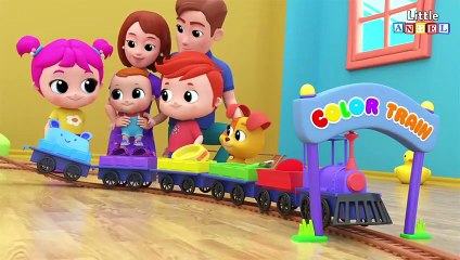 Les Roues de l’Autobus - Édition Trains + 20Min de Comptines pour Bébé avec BINGO le Chien