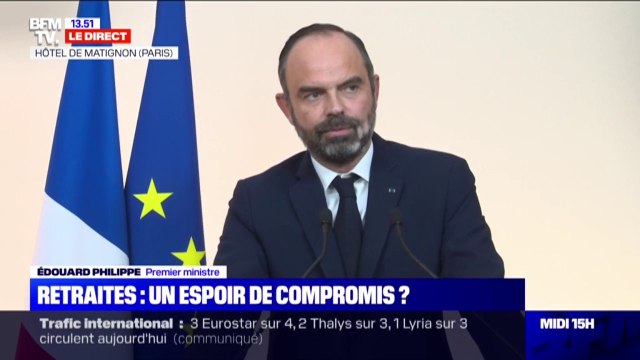 Édouard Philippe sur la grève des transports: Étant avec le chef du gouvernement marocain, il m'est difficile de répondre à des sujets qui n'ont aucun rapport