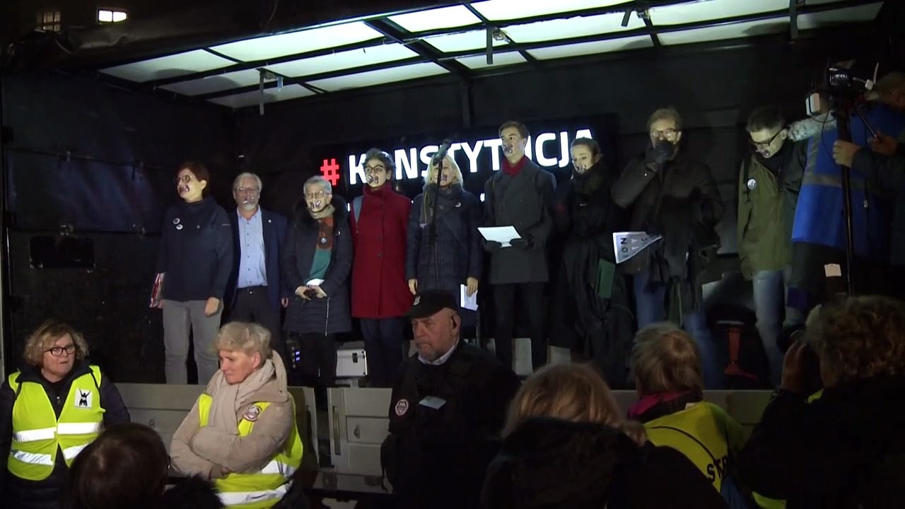 Tausende Polen demonstrieren gegen geplante Justizreform