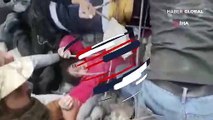 İdlib'de savaş uçakları evleri vurdu