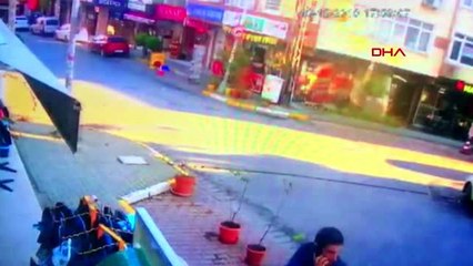 Avcılar'da televizyon çalan şüpheli kamerada