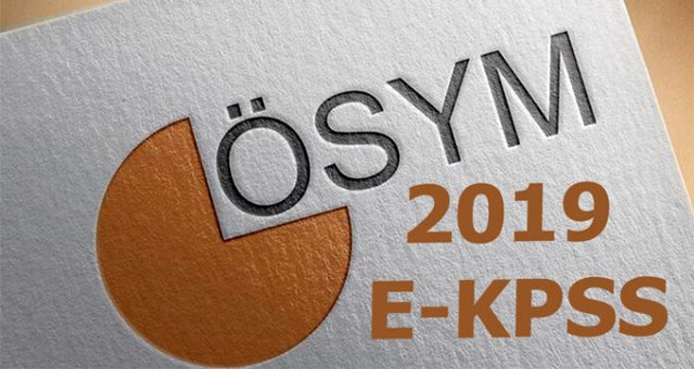 2019 EKPSS kitapçığı yayınlandı! 2019 EKPSS ne zaman? E-KPSS başvuru nasıl yapılır? EKPSS başvurular başladı!