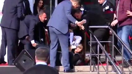 Kılıçdaroğlu'nun katıldığı törende hareketli dakikalar