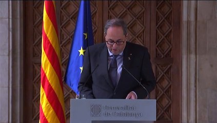 Torra: “A mí no me inhabilitará un tribunal con motivaciones políticas”
