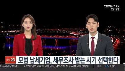 모범 납세기업, 세무조사 받는 시기 선택한다