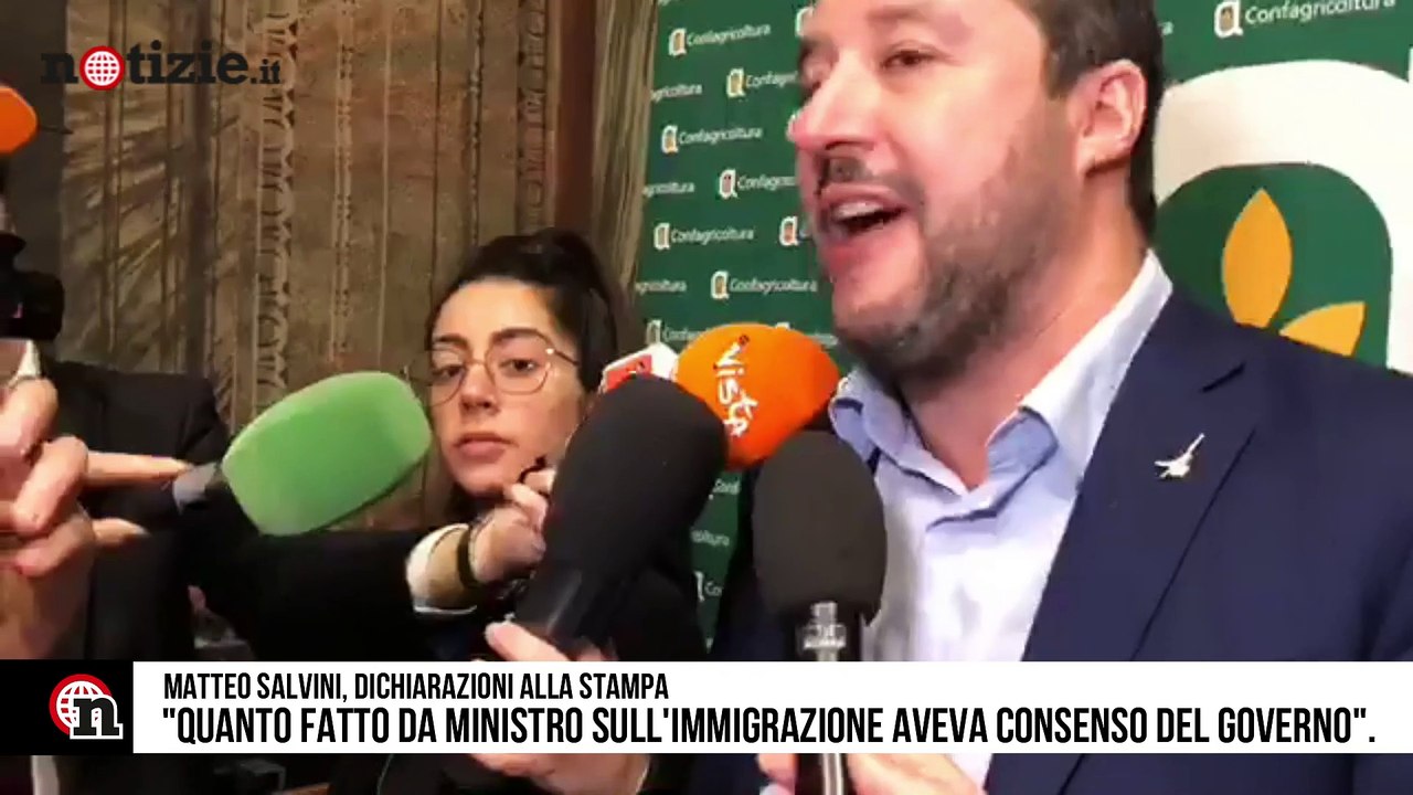 Salvini "Ho difeso il mio paese e ora rischio 15 anni" | Notizie.it