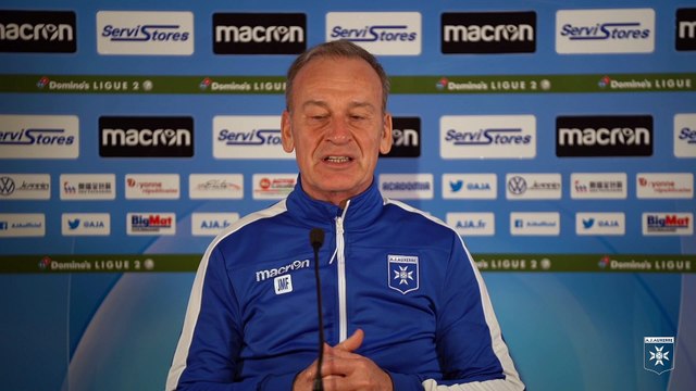 La conférence de presse de Jean-Marc Furlan avant AJA-Nancy