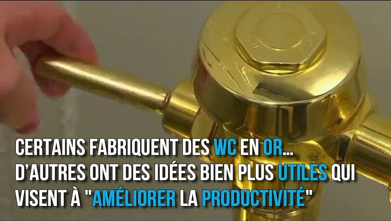 Toilettes inclinées conçues pour passer moins de temps aux toilettes